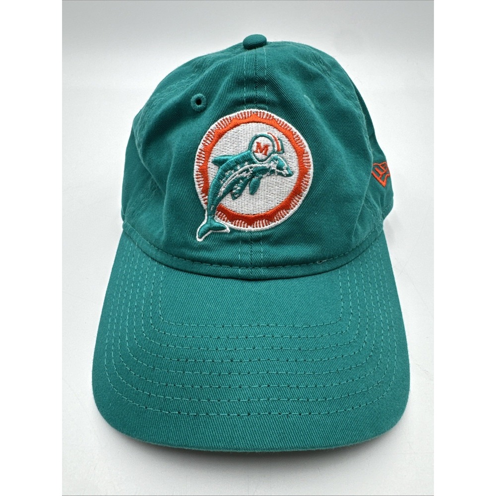Miami Dolphins New Era 9TWENTY Hat Teal Throwback Logo Adjustable NFL